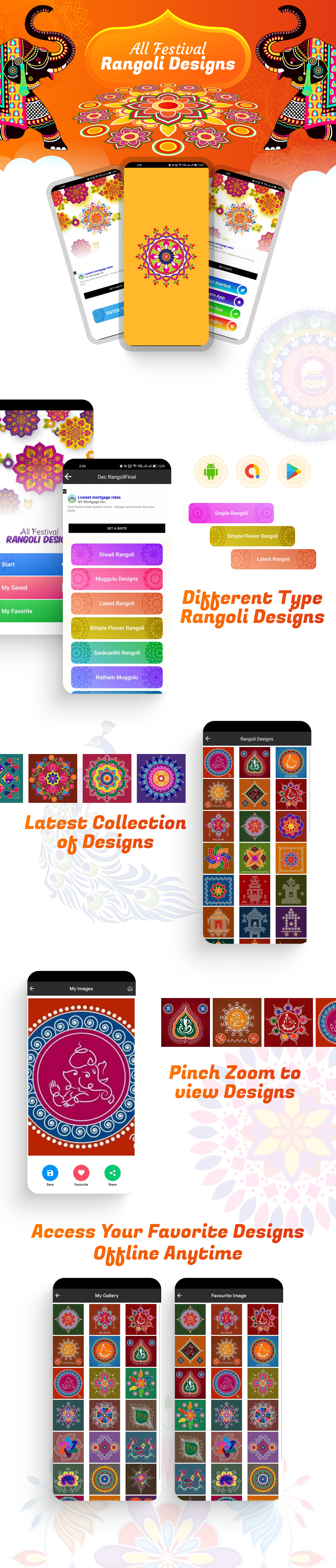 All Festival Rangoli Design - Hand Made Rangoli Designs - Colorful Rangoli Design Ideas - 1